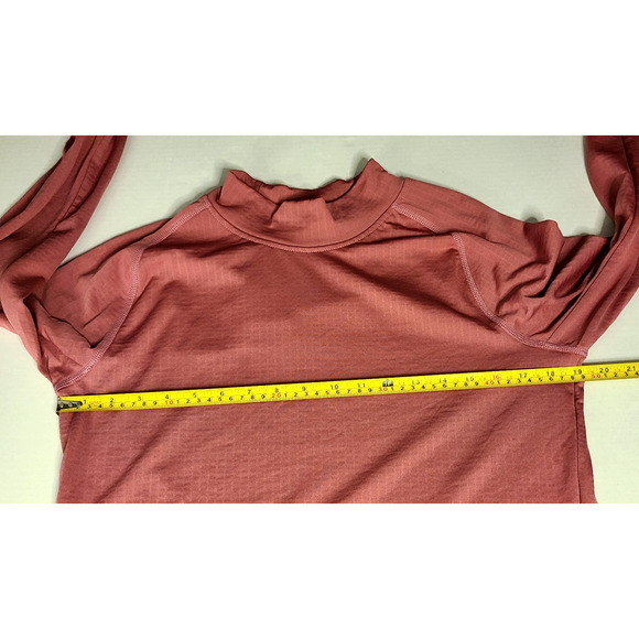 Carhartt Force Relaxed Fit Long Sleeve Pullover Mock Neck Sweatshirt Small Mauve - Picture 12 of 13